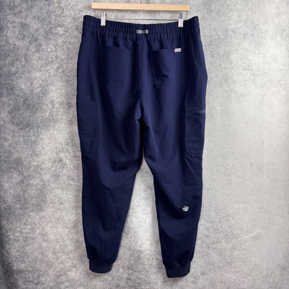 FIGS‎ Technical Collection Dark Blue Scrub Zamora Bottoms Cargo Pocket Size XXL - Picture 7 of 12
